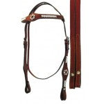 Havanna White Laced Western Bridle