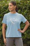 Bare - Silver Logo T-Shirt - Light Blue