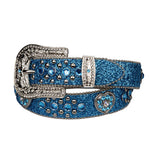 Girl's Western Sparkling Rhinestone belt - Purple