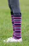 BARE Youth Cotton Sock - Lilac / Grey