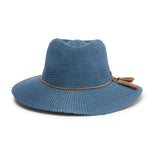 Evoke - Caroline Polyester Fedora Hat - Niagara