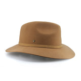 Oogee - Murray Wool Felt Fedora Hat - Dark Camel