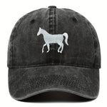 Horse Embroidered Baseball Cap / Hat