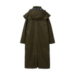 Ladies Outback Full Length Waterproof Lined Riding Raincoat - Fern