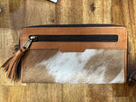 Front Zipper Cowhide Wallet – AUSTIN