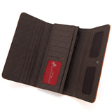 Montana West Tooled Collection Wallet - Coffee