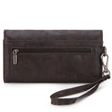 Montana West Tooled Collection Wallet - Coffee