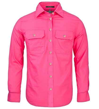 Women's Pilbara Open Front L/S Shirt 2