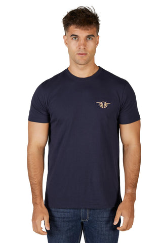 Men's Sid Short Sleeve Navy Tee Shirt