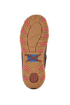 Womens Pink Ribbon Diamond Cellstretch Slip ons
