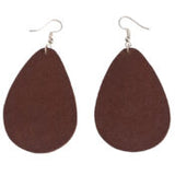 Tooled Pear Drop Earrings