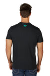 Men's Dave Short Sleeve Black T Shirt