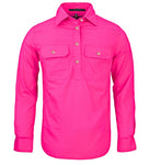 Women's Pilbara Closed Front 3/4 button L/S Shirt - Colours 1