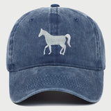 Horse Embroidered Baseball Cap / Hat