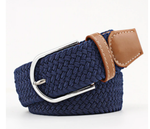 Unisex  Stretch Braided Equestrian Horse Riding Belt - Block Colour