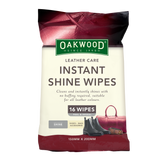 Oakwood - Leather Care Instant Shine Wipes 16PK