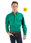 Thomas Cook - Heavy Cotton Drill Half Placket 2-pockets L/S shirt